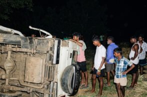 A tragic car accident in Sundargarh left one person dead and two others critically injured.