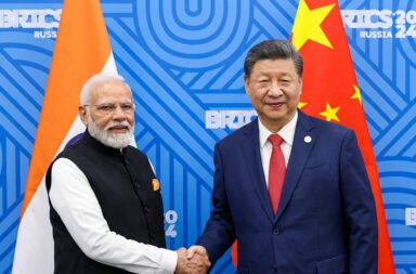 Ahead of the BRICS Summit, China struck a conciliatory tone, stating that it sees India not as a rival but as a partner for cooperation and shared development.