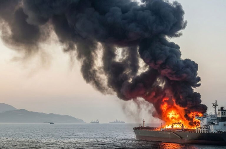 Attack reported on an Indian vessel near the coast of Oman; three people are reported missing. 🚢⚠️🌊🇮🇳
