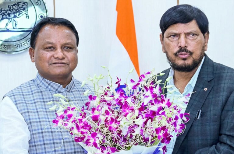 Ramdas Athawale met with Mohan Charan Majhi and discussed strengthening social welfare programmes through enhanced coordination between the Centre and the State