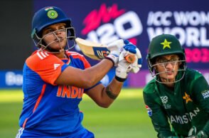 In the ICC Women's T20 World Cup, India Women's National Cricket Team registered a commanding victory over Pakistan Women's National Cricket Team. 🏏🇮🇳🏆🎉👏