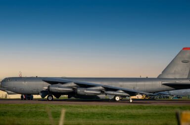 Boeing B-52 Stratofortress of the U.S. Air Force crashes in a tragic accident, leaving eight people dead.