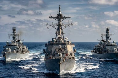 United States Navy rescues and protects an Indian vessel during a maritime security operation.
