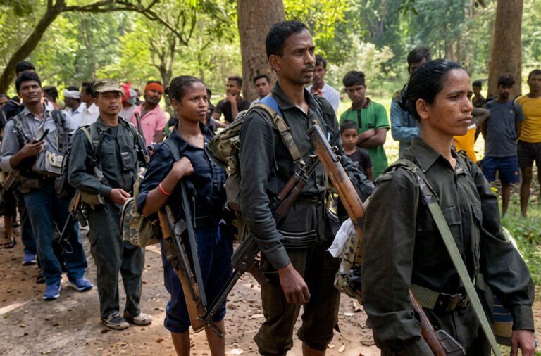 Major setback for Naxalites in Jharkhand; 18 Maoists surrender.