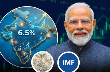 According to projections by the International Monetary Fund (IMF), India's economic growth rate is expected to moderate to 6.4%, reflecting global economic conditions and domestic growth trends