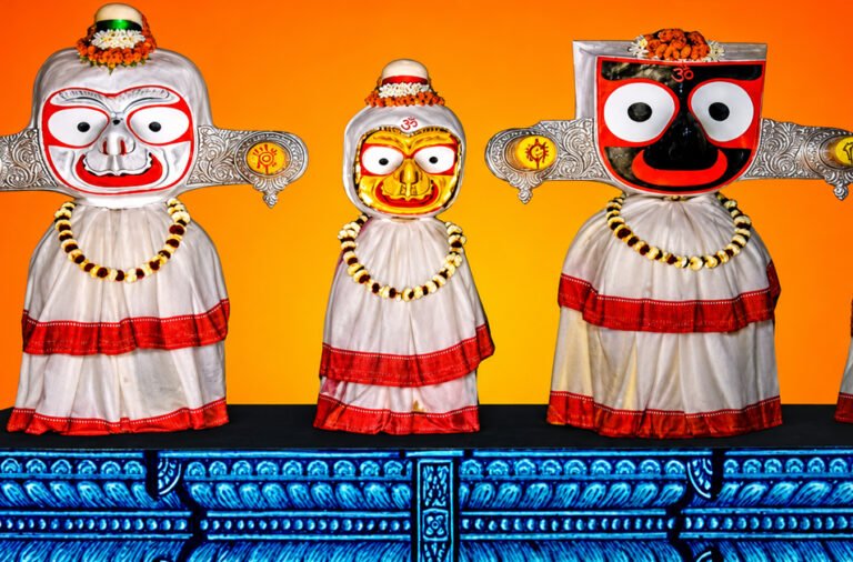 **Nabajaubana Darshan of the deities.**