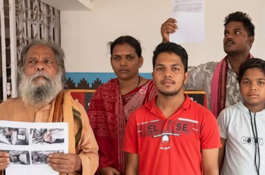 A family alleged that interest on a ₹2 lakh loan had risen to ₹8 lakh, after which the bank sealed their house. The affected family has approached the District Collector, seeking intervention and justice.