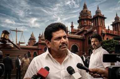 A Dravida Munnetra Kazhagam MLA has been arrested after anticipatory bail was rejected in a case involving alleged objectionable remarks against the M. K. Stalin.