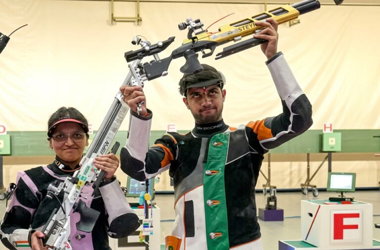World Shooting Championship: Sonam and Himanshu win bronze medals.