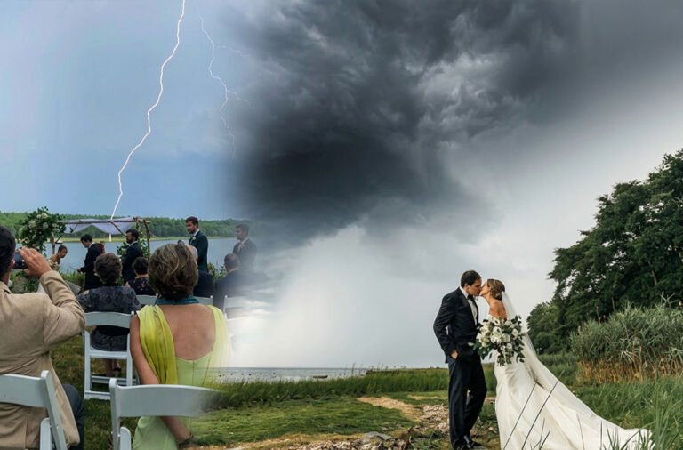 A wedding celebration turned tragic after a lightning strike claimed the life of a member of the groom's procession, casting a shadow over the joyous occasion.