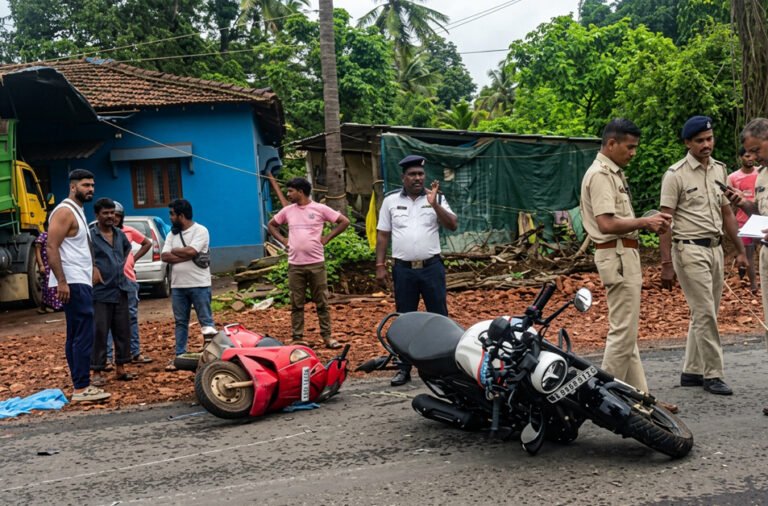 Two Motorcycles Collide Head-On: 2 Dead, 1 Seriously Injured