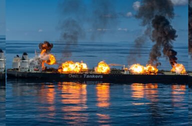 **Tensions rise in the Red Sea; Houthi missiles strike two oil tankers.**