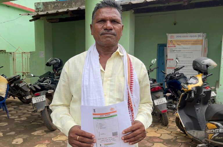 **Ration denied due to Aadhaar card errors; a living person declared dead.**