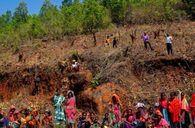 **Strong opposition to RSP expansion; hundreds of tribals stormed in.**