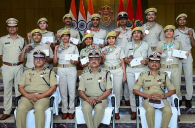 DGP felicitates outstanding sportspersons.