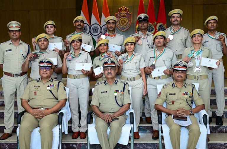 DGP felicitates outstanding sportspersons.