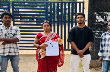 Odia youth goes missing while working as a migrant labourer; wife makes an emotional appeal for her husband's rescue.