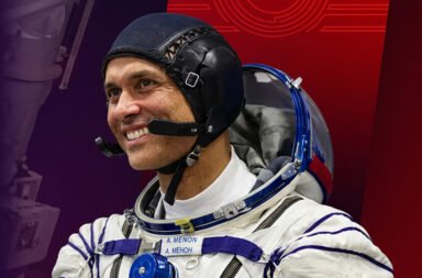 New milestone in space history; Anil Menon successfully completes his first spacewalk.