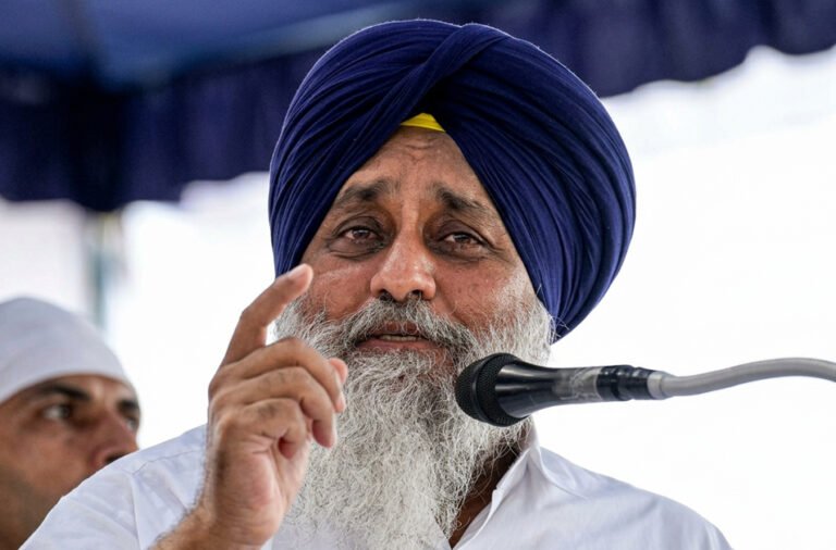Sukhbir Singh Badal attacked with a sharp weapon outside a gurdwara; hospitalized.
