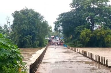 Poteru Bridge floodwater Malkangiri