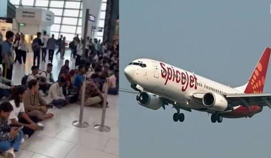Flight Delay Passengers Protest