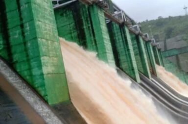 Indravati Reservoir Gate Opened