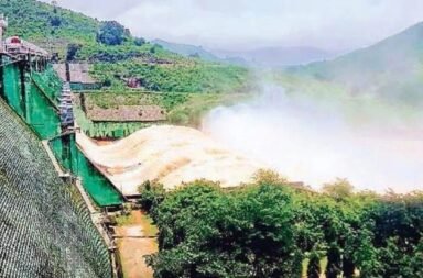 Indravati Reservoir Gate Opened