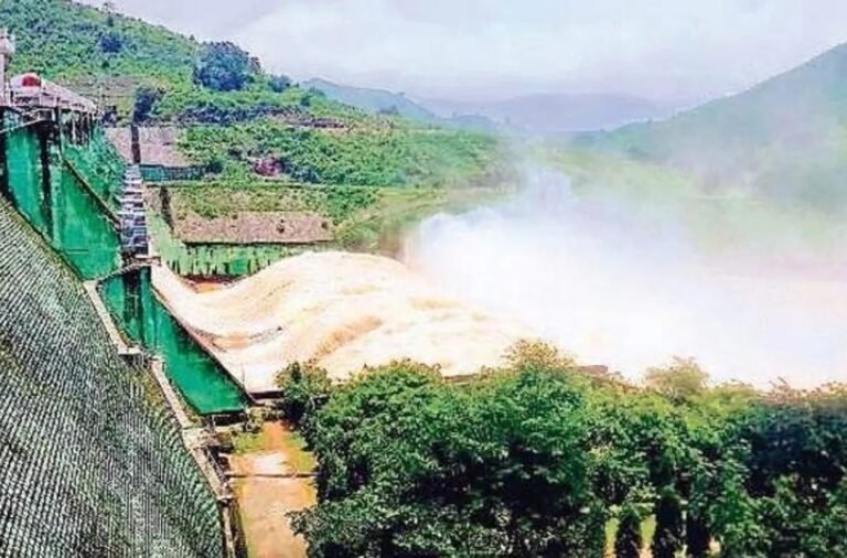 Indravati Reservoir Gate Opened
