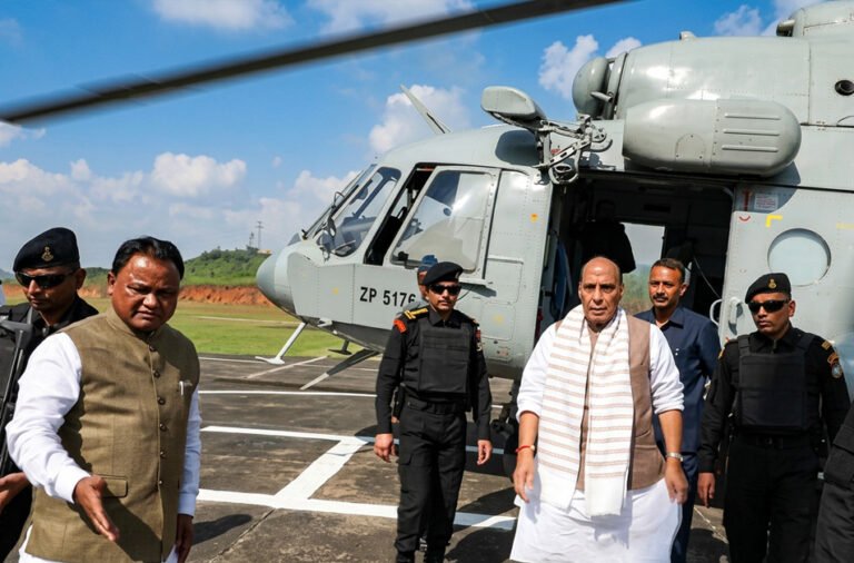 Rajnath Singh in Koraput; Odisha to become a hub for defence manufacturing. Foundation stone laid for Shakti engine manufacturing unit; second production line for ₹218-crore Shakti engines inaugurated.